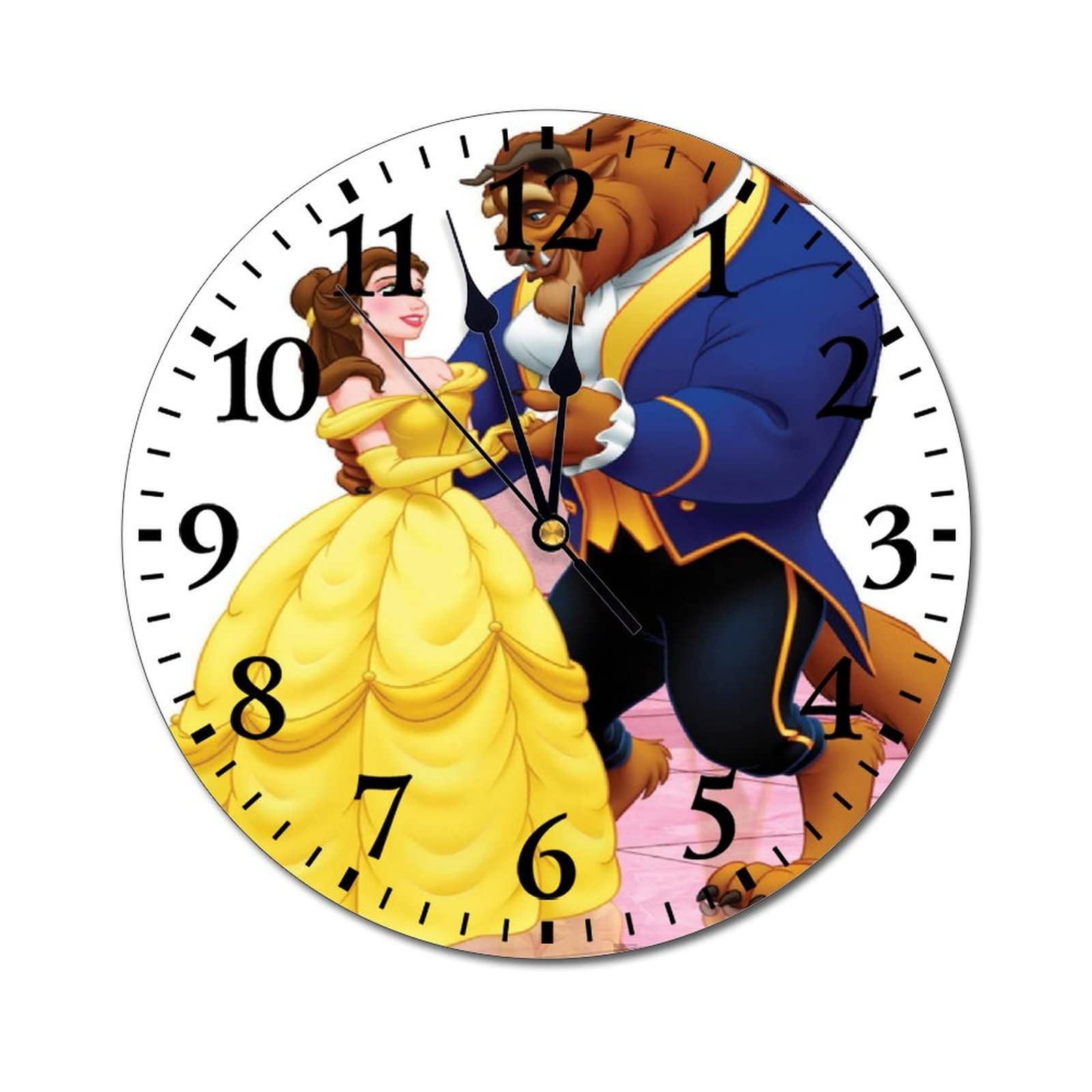Amazon Co Jp 掛け時計 おしゃれ 静音 非電波 壁掛け時計 美女と野獣 シンプルなpvc壁時計壁掛けデジタル時計家の装飾壁時計モダンなデザインのリビングルームの装飾 家の装飾現代の壁アート家の装飾製 サイレント 連続秒針 北欧 静音 防湿 防塵 インテリア サイレント