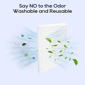 VACKING Accesorios Kit Compatible con Xiaomi Robot Vacuum S20 / D106 Recambios Repuestos, 1 Cepillo principal, 2 filtros Hepa, 2 cepillos laterales, 2 paños de fregona3