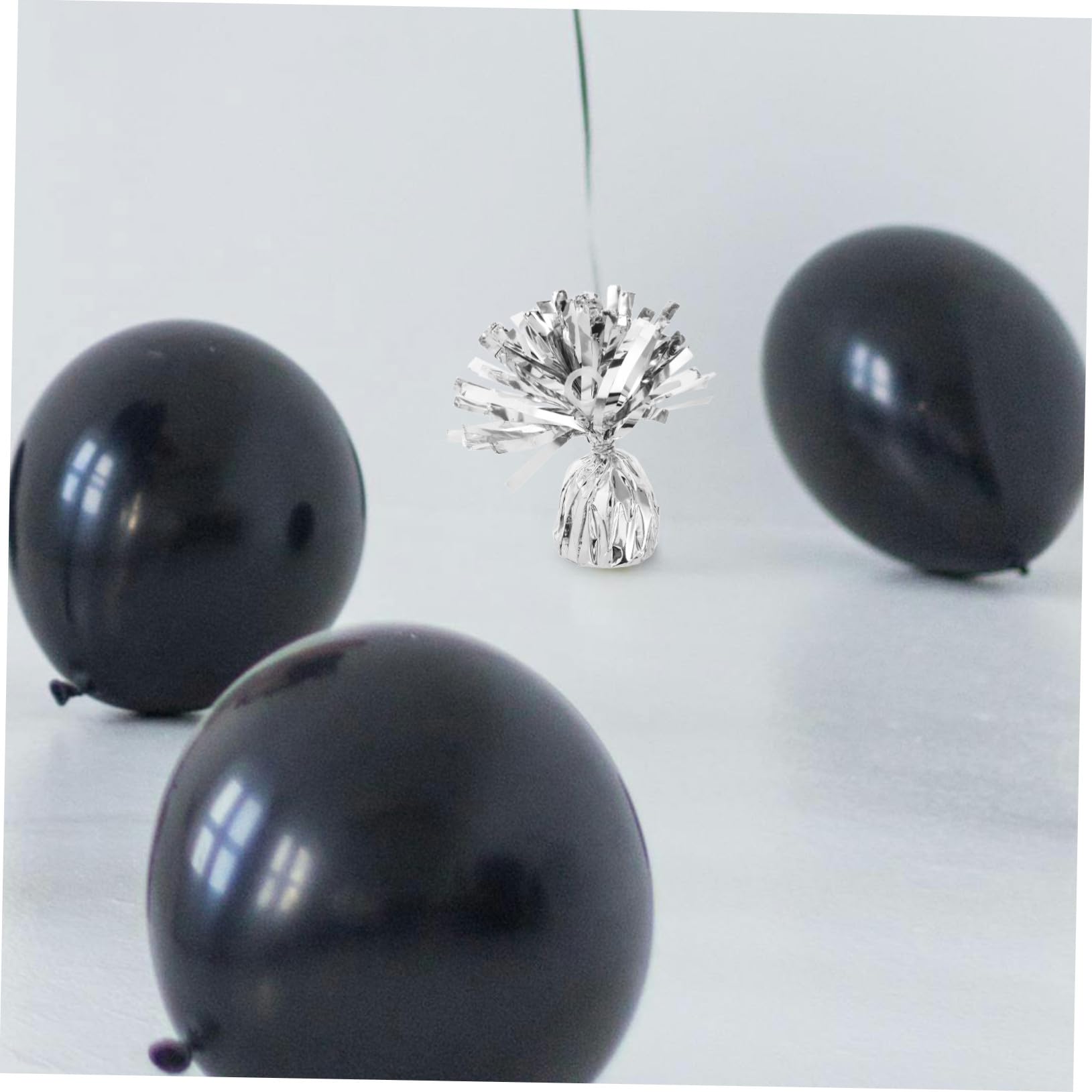 6 Stück Ballongewichtblöcke aus Zement und Pet mit Elegantem Design für Hochzeitsballons und Outdoor Events Einfache Befestigung und Hohe Stabilität