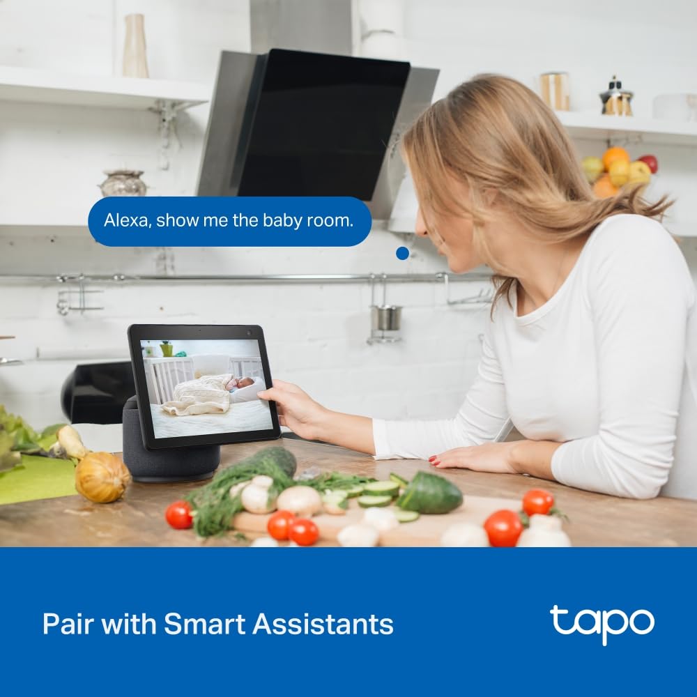 Tapo 2K Pan/Tilt Security Camera for Baby Monitor, Dog Camera w/Motion Detection, 2-Way Audio Siren, Night Vision, Cloud&SD Card Storage, Works w/Alexa & Google Assistant, 2-Pack (Tapo C210P2): Indoor/Outdoor Black 1-Pack