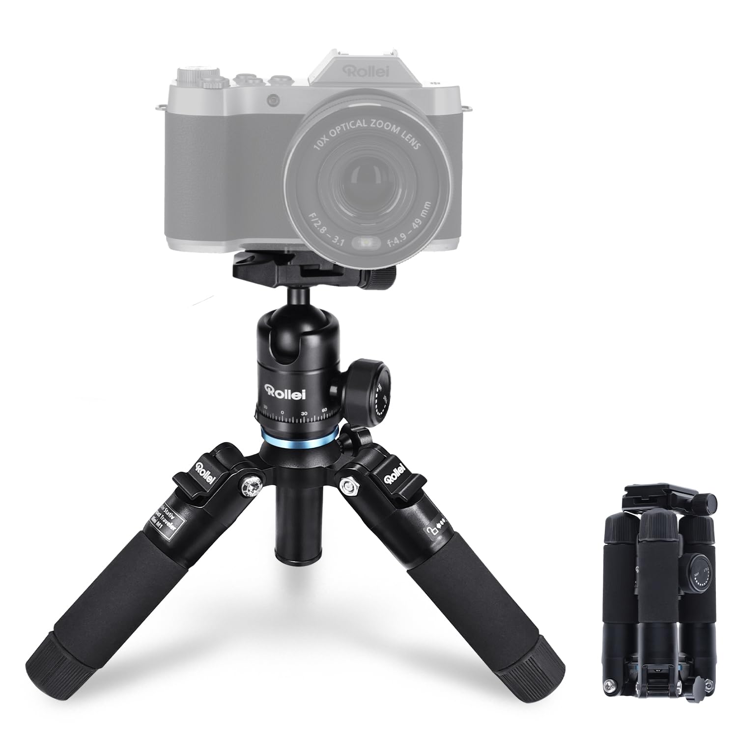 Rollei Compact Traveler Mini M1, Mini Tripode Camara en...