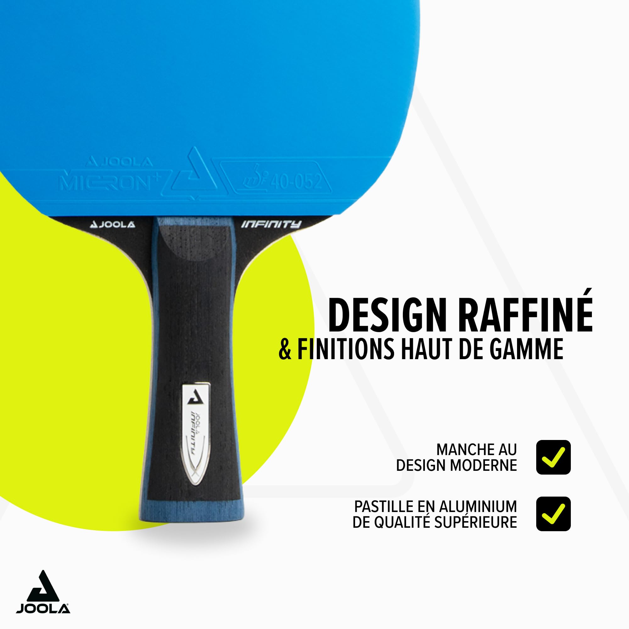 JOOLA White Infinity Z Carbon GL Raquette Tennis de Table Professionnelle Boîte Magnétique