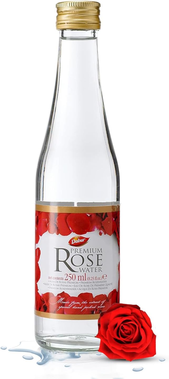 Premium Red Rose Water - 250 ml | 100% Natural Face Toner | Extract of Special Hand Picked Roses | Nourishing & Hydrating Components | For Face, Skin & Hair