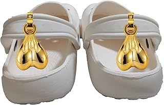 Croc Balls，Croc Nuts For Shoes，Croc Balls Charm，Distinctive Croc Accessories，Noticeable Shoe Clips Gifts For Family And Friends (Gold)