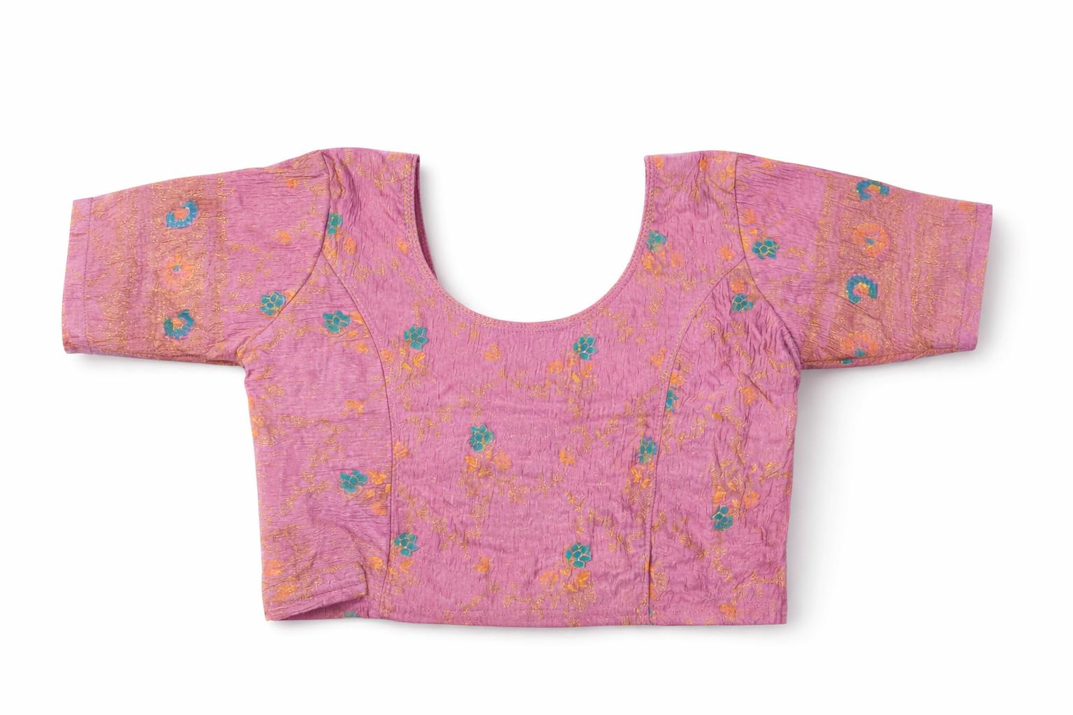 Ready to Wear Streatchable Stylish Half Sleeve Blouse for Women, Free Size (Bust Size 28-40 inches)-image-36