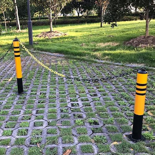Borne de sécurité en Acier Robuste - Butée de Parking et d'allée pour la Protection des garages, la Gestion du trafic et la sécurité extérieure