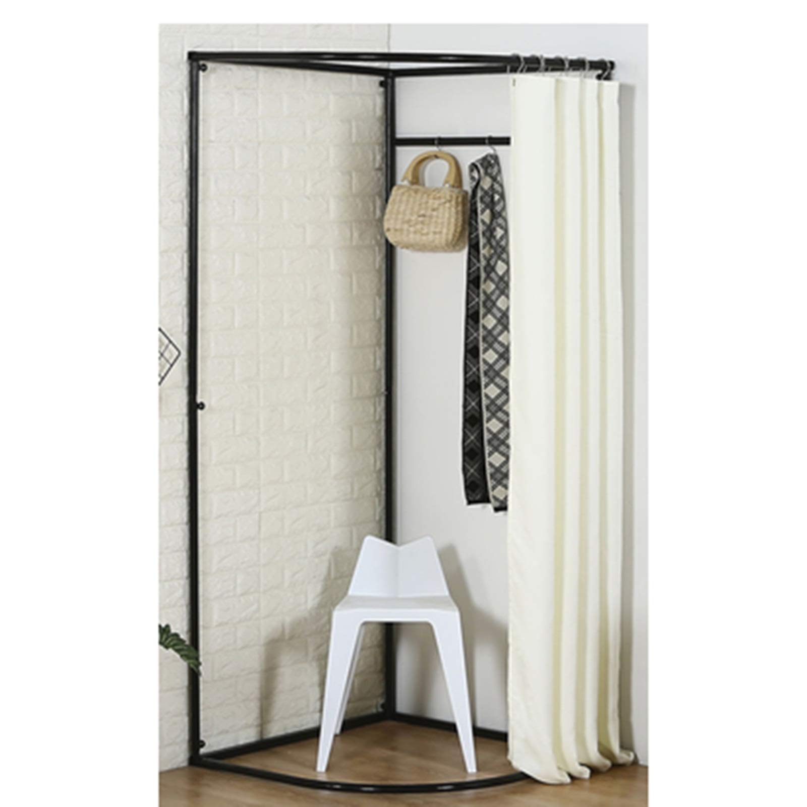 LJIANW Fitting Room Clothing Store, Spacious Changing Room Portable Simple Locker Room With Metal Frame Curtain For The Mall Office (Color : I, Size : 85X85X200CM)