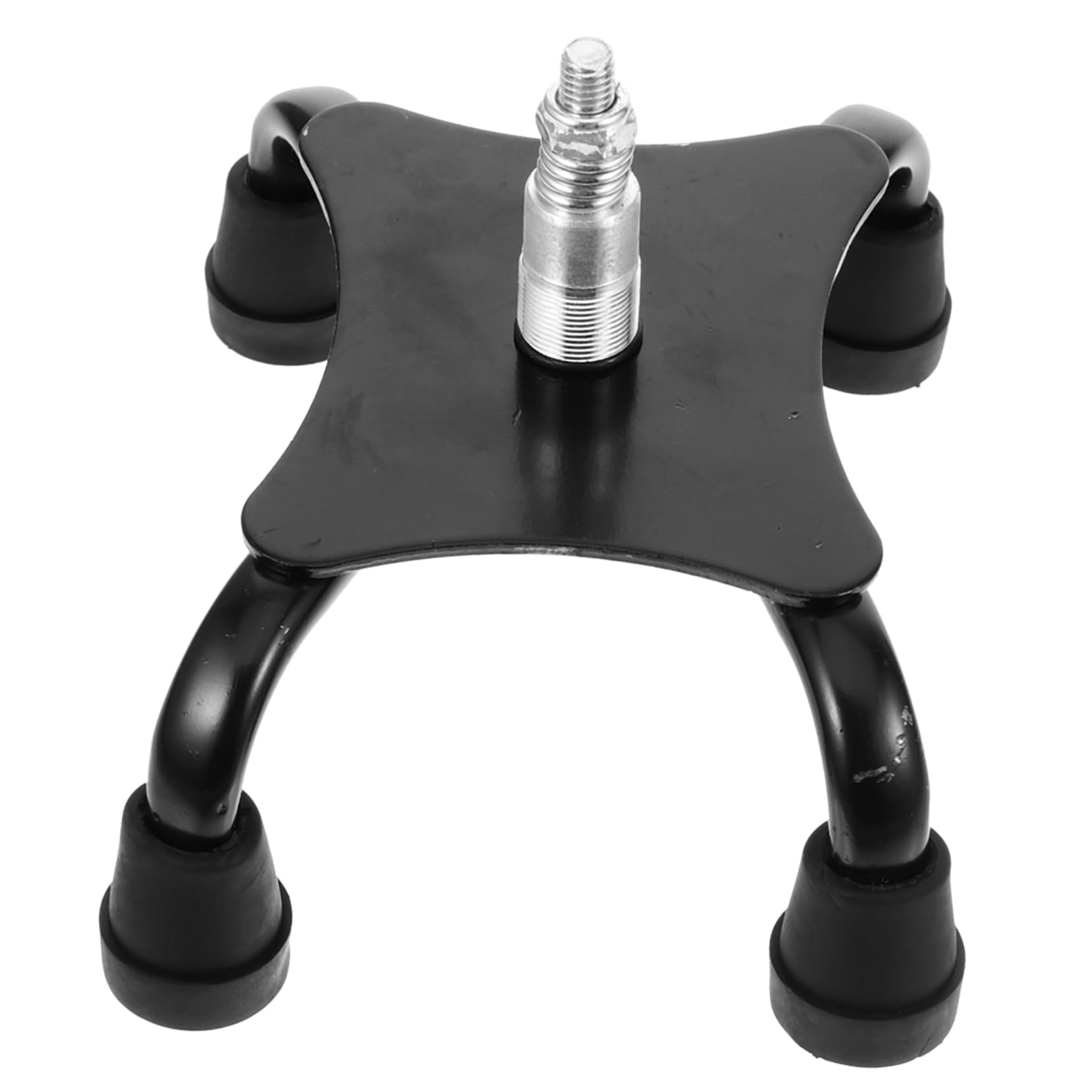 FRCOLOR Cane Walking Stick Foot Pad Crutches Trekking Pole Foot Covers Professionl Crutch Feet Cap Crutch Feet Sleeves Walking Stick Tips Elder Aluminum Alloy Non-Slip Head On Foot