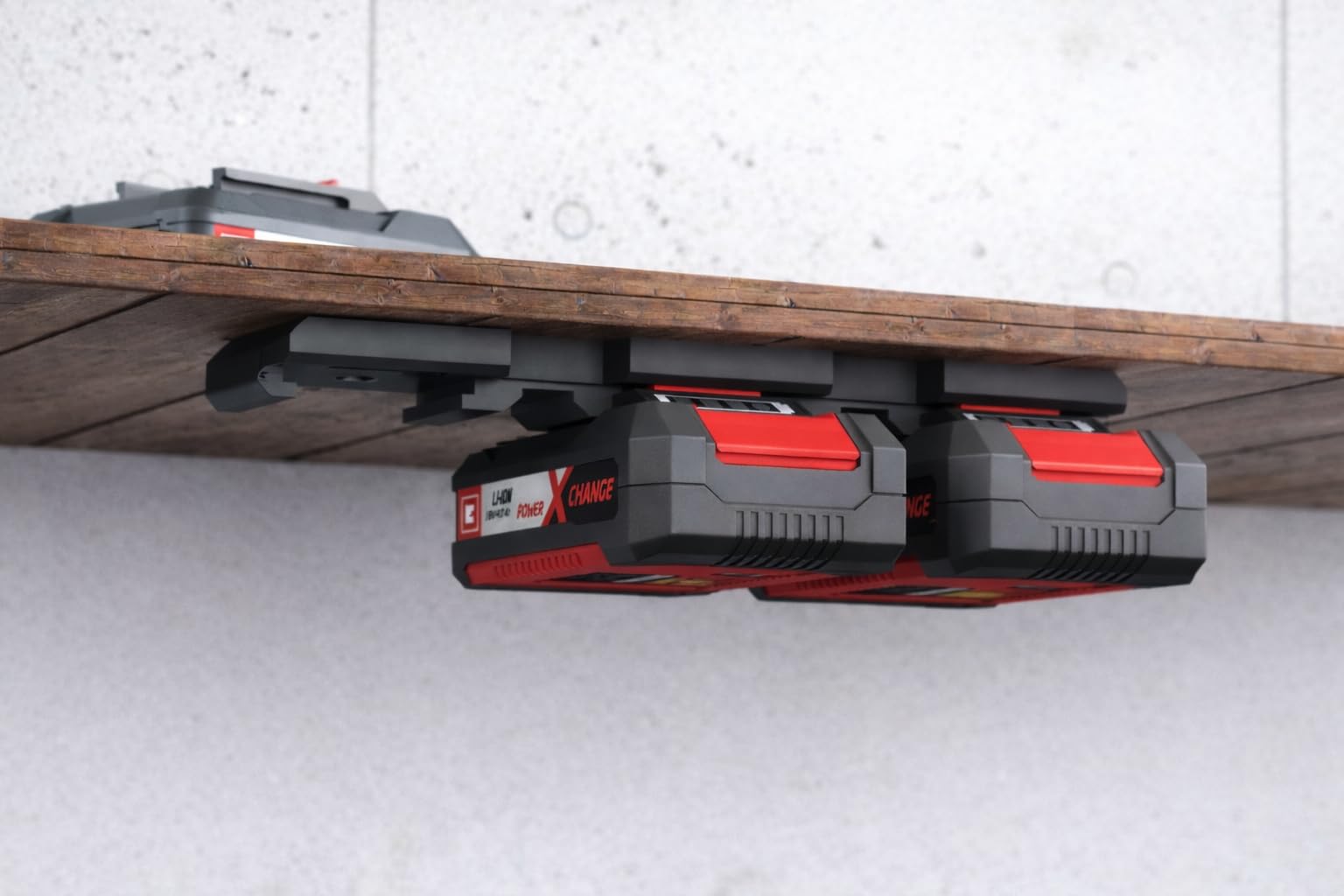 NewGround Designs Uchwyt ścienny do akumulatora do akumulatorów Einhell 18 V Power-X-Change uchwyt ścienny (3 akumulatory)