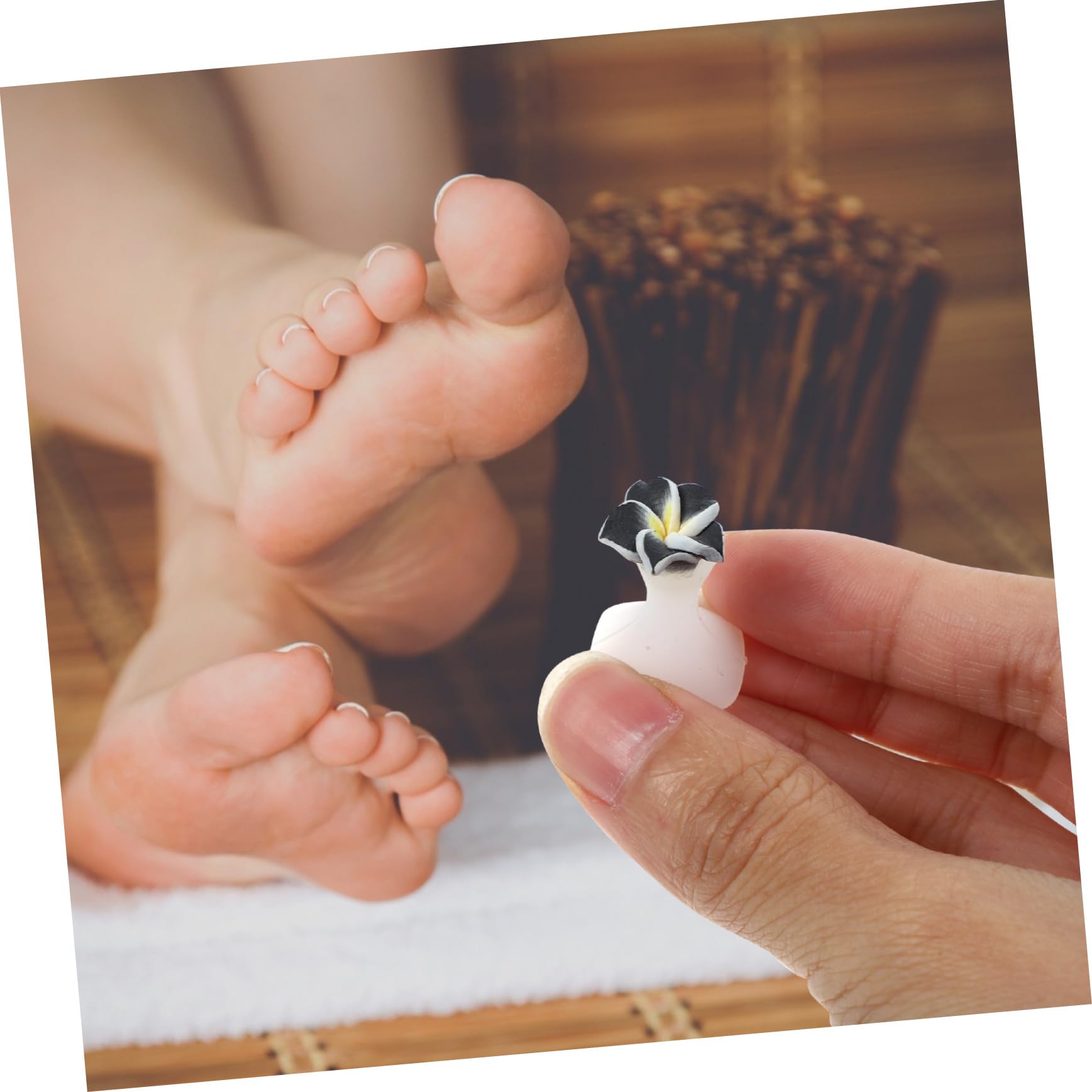 Healeved 12sets Separatori Per Dita Dei Piedi Silicone Per Pedicure Art Per Uso Personale e Saloni Di Bellezza