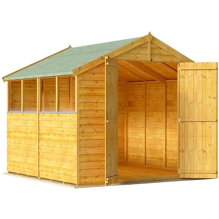 Buy BillyOh Keeper Overlap Garden Shed with Floor Wooden Garden