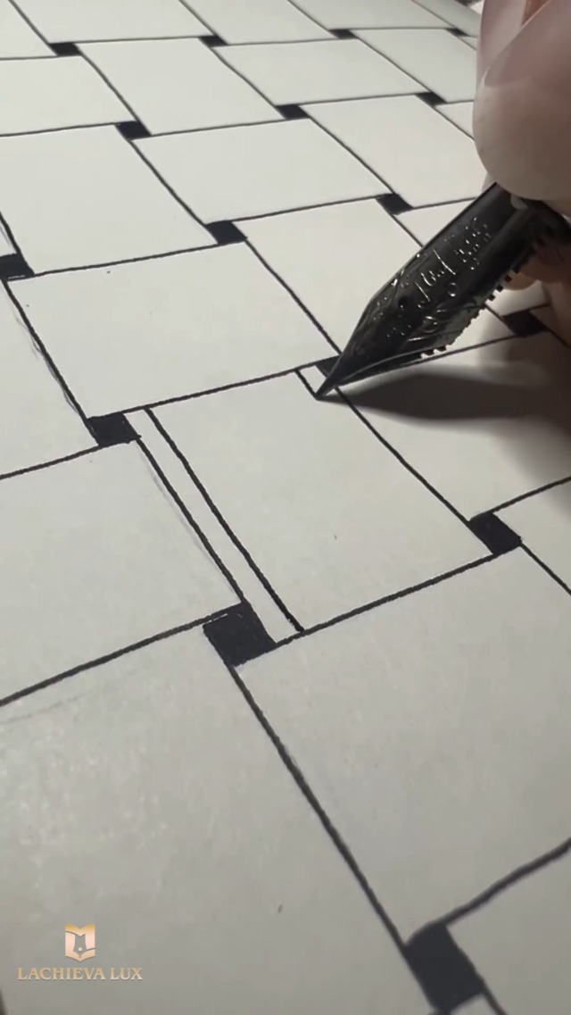 Amazon | LACHIEVA LUX マザーオブパール万年筆 ドイツ製の