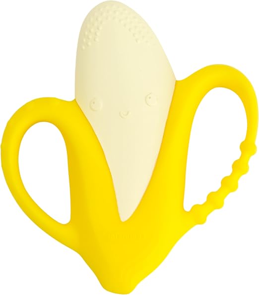 INFANTINO Anneau de Dentition Sensoriel Lil' Nibbles en Silicone Alimentaire avec Picots