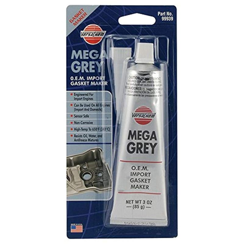 Selante de silicone para juntas Versachem 99939 Mega Grey OEM, tubo de 90 mL
