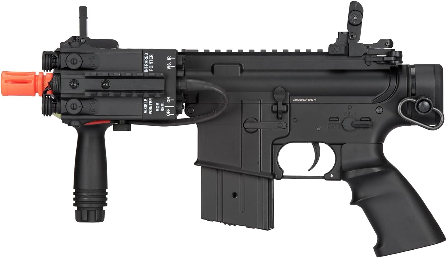 GoldenBall X JG M4 CQB Pistola Stryker Caja de cambios de metal completa AEG Airsoft Rifle