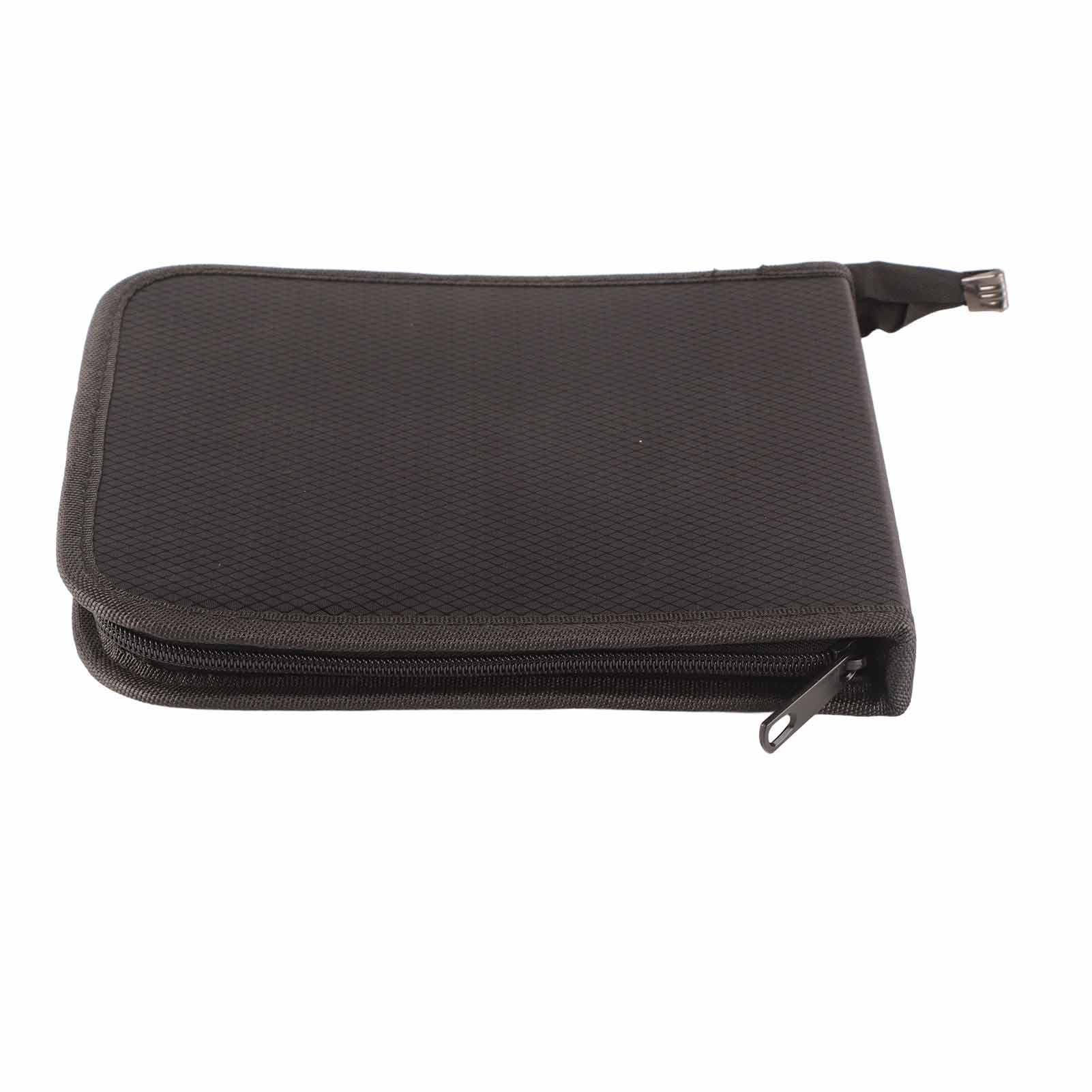 Ejoyous Astuccio per Matite, Astuccio in Tela 72 o 120 Scomparti con Supporti Elastici Individuali Portaoggetti Pieghevole con Cerniera Organizzatore di Grande capacità per Studenti Artisti Schizzi
