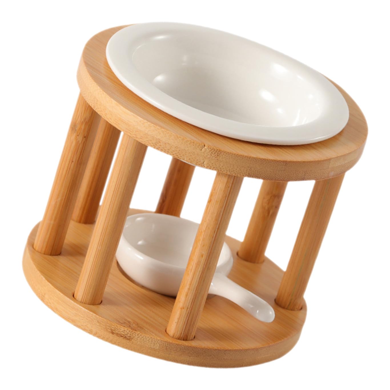 Brûleur huile essentielle céramique VOSAREA diffuseur d'aromathérapie design épuré