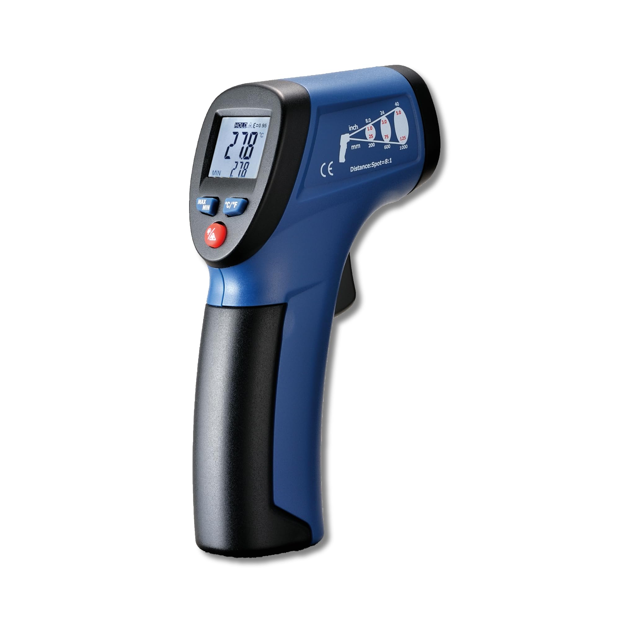 Metravi MT-1 ECO Industrial Infrared Thermometer for upto 550°C with high accuracy & laser pointer (B0CZP7MV3Z) Amazon Price History, Amazon Price Tracker