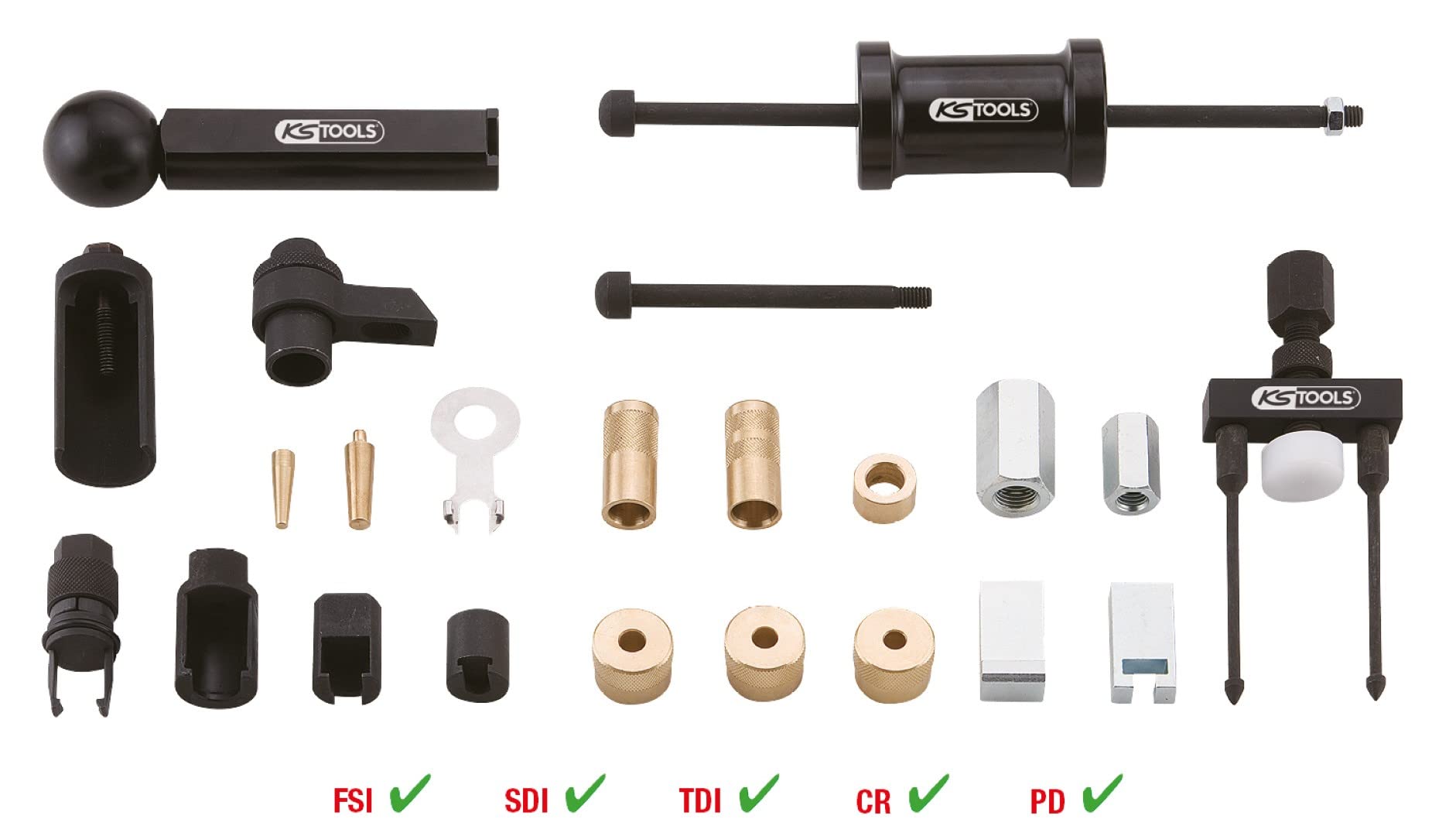 KS TOOLS Kotflügel-Auszieher 140.2470 – Für Karosseriearbeiten, Länge 320 Mm