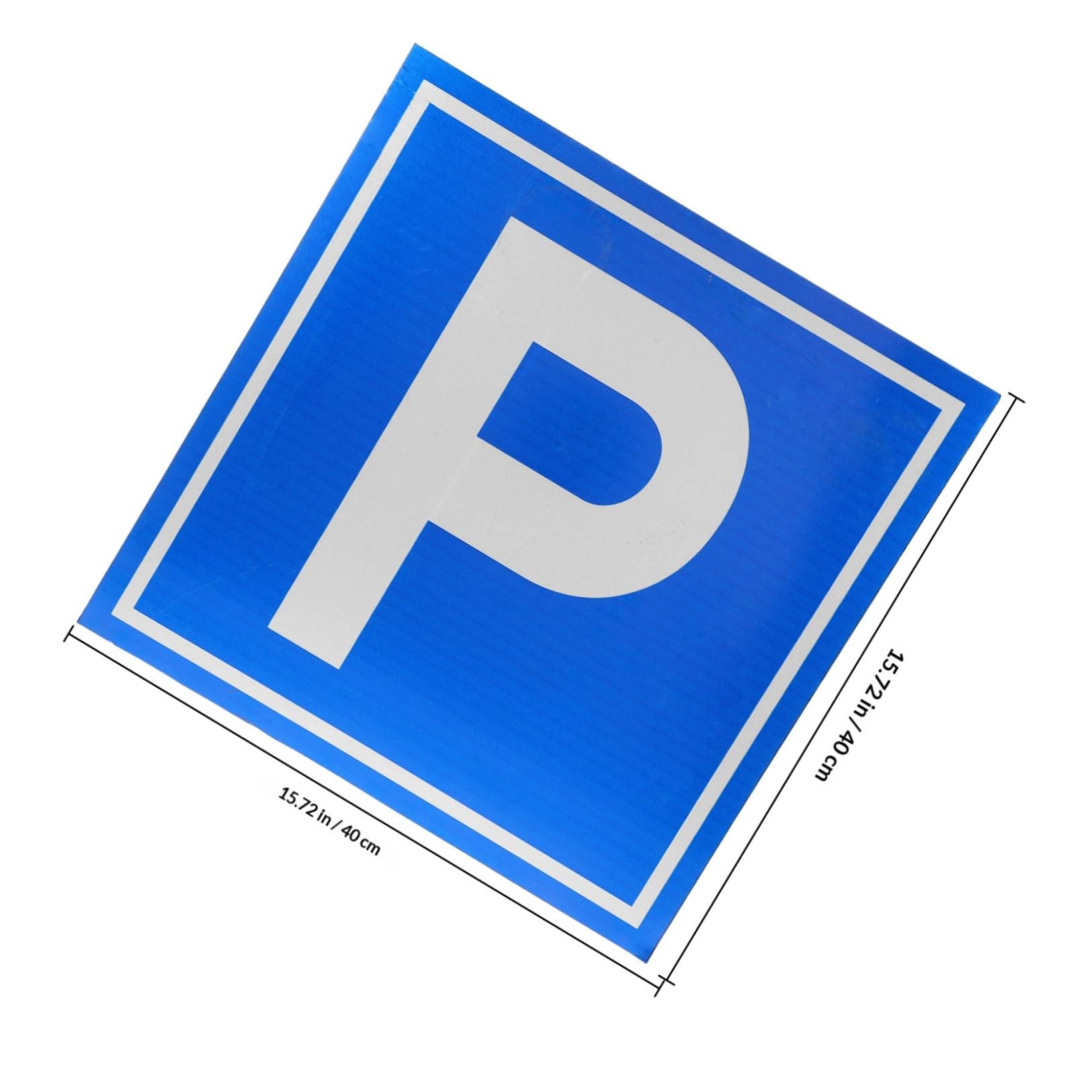 Cartello di Sicurezza Parcheggio P Simbolo in Lega di Alluminio Blu | Segnale Visibile, Resistenza All’usura, Installazione Rapida, Adatto a Vari Luoghi Segnaletica Chiara