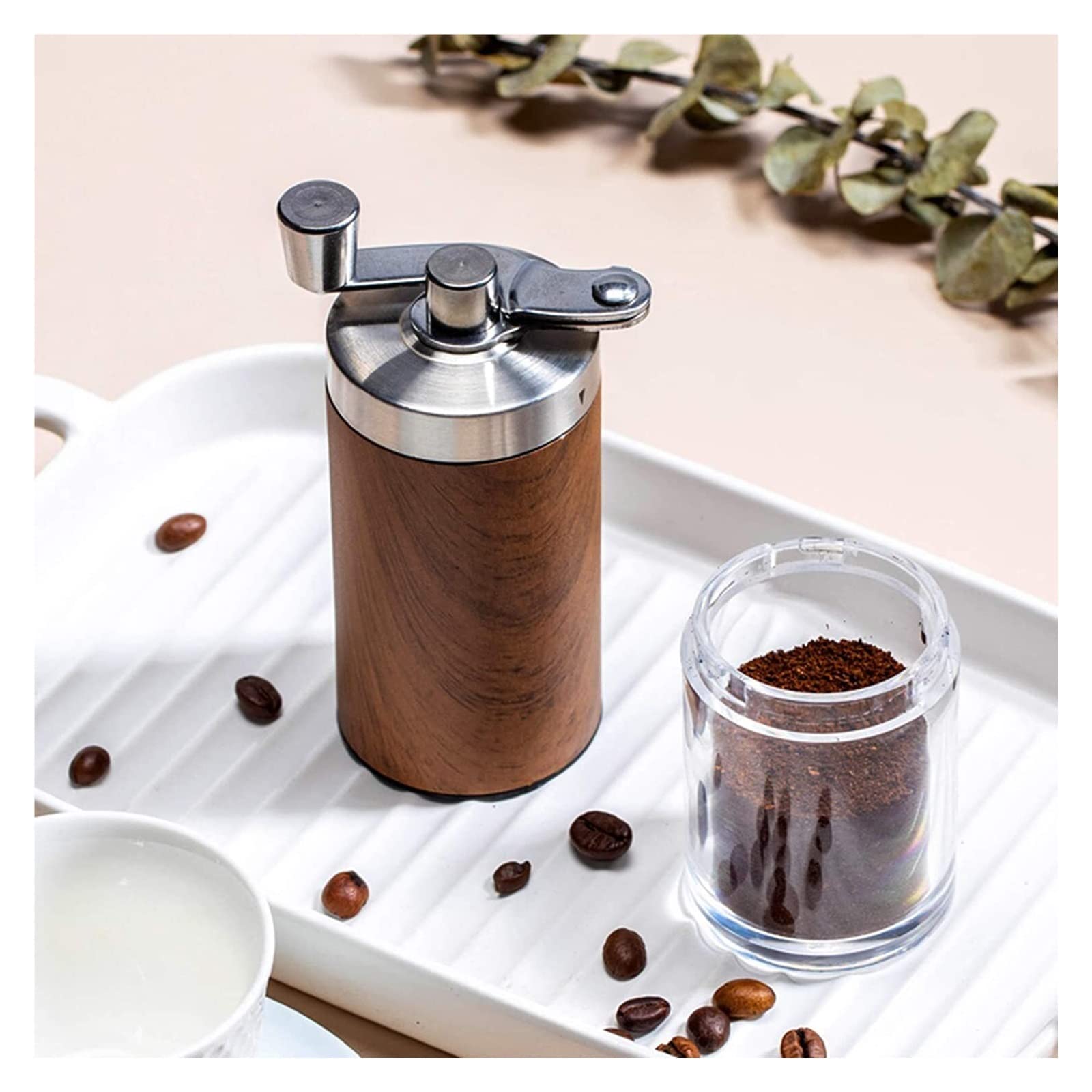 Młynków Do Pieprzu Młynki Do Soli I Pieprzu, Sól Morska Zioła Przyprawy Młynek Młynka Domu Kuchni Młyn Ponownego | Wood,1pc