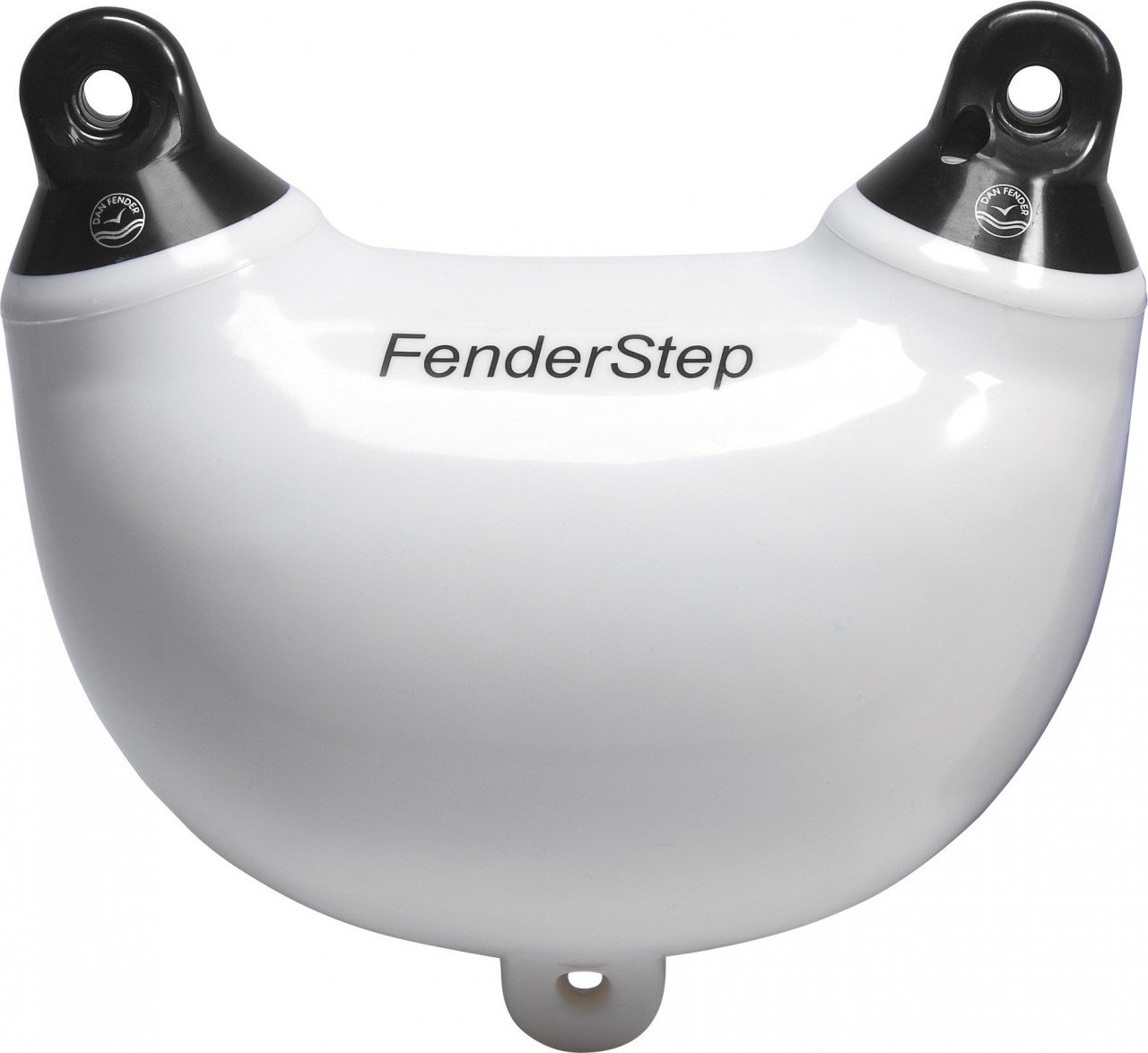 Fenderstep - Guardabarros de un solo paso blanco.