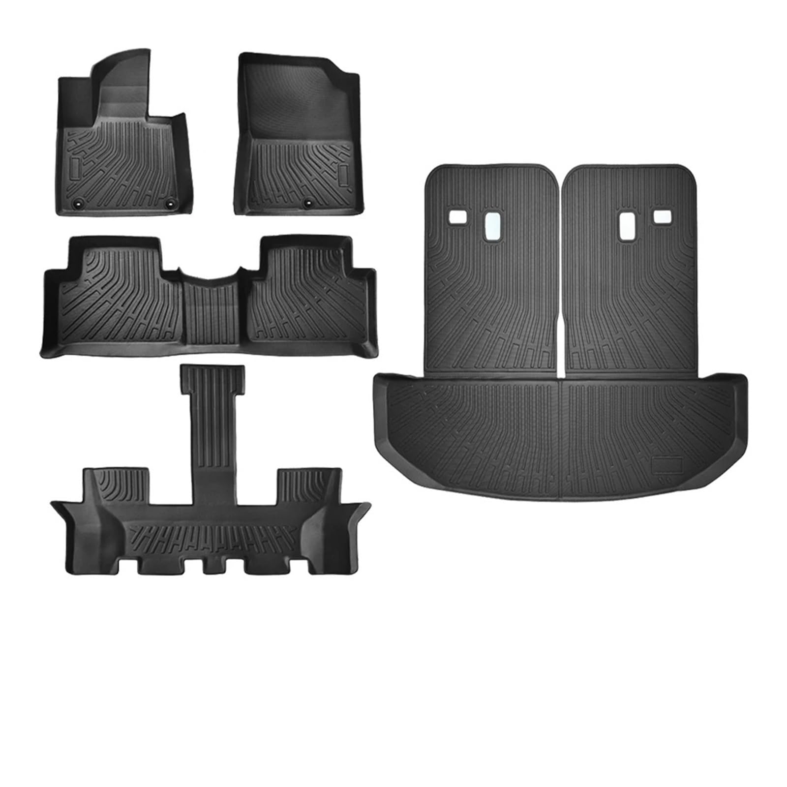 Tapis De Coffre Voiture Pour Kia Sorento (2023 2024 2025+), Anti Rides Rayures Coffre Bagages Imperméable Antidérapant Auto Accessories,A