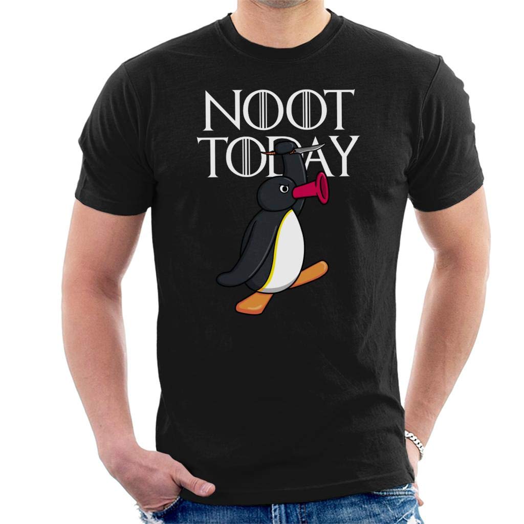 Cloud City 7 Men's Black Noot Today Pingu T-Shirt