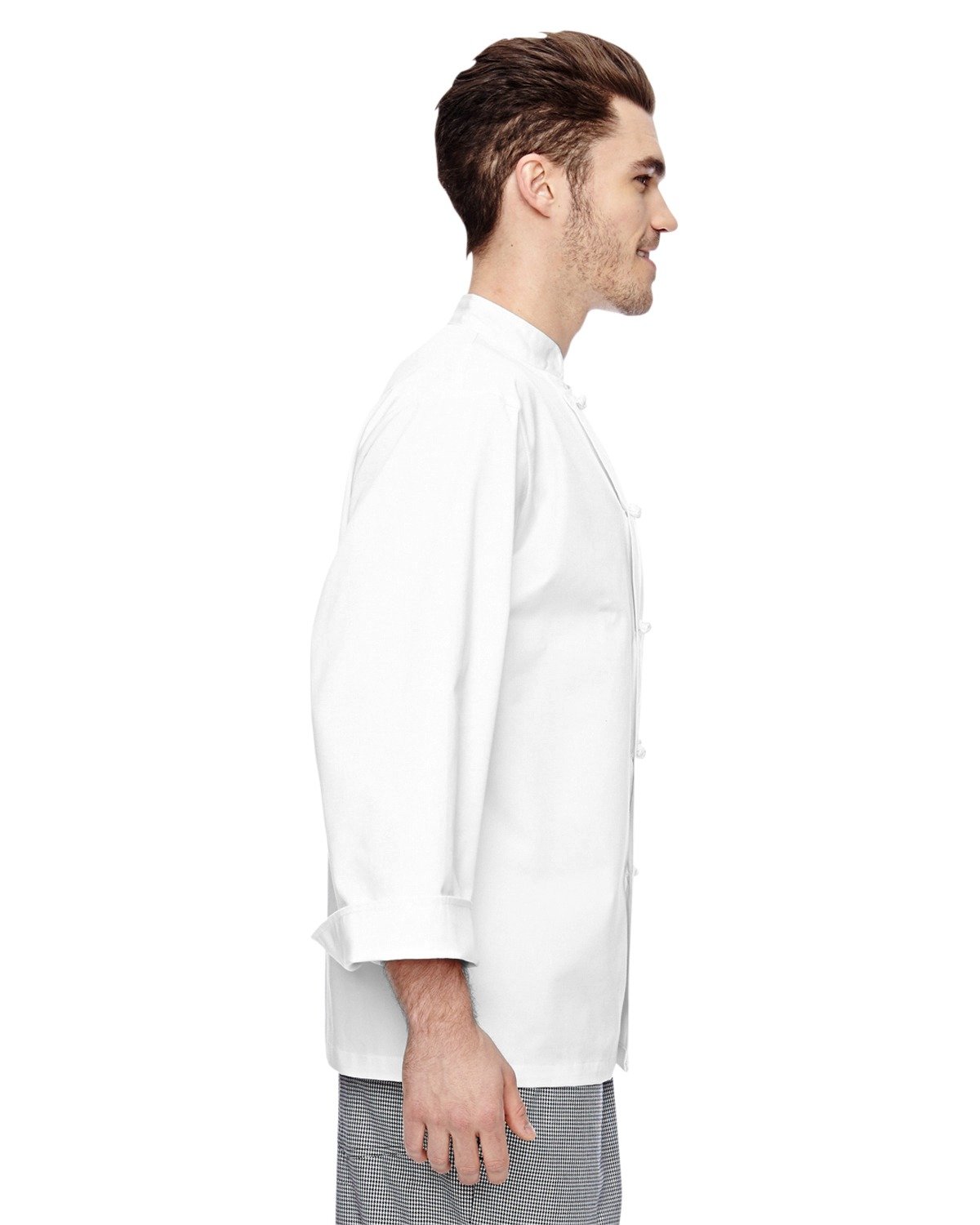 Dickies Men's Big and Tall Francesco Classic Chef Coat, White, 4X-Large