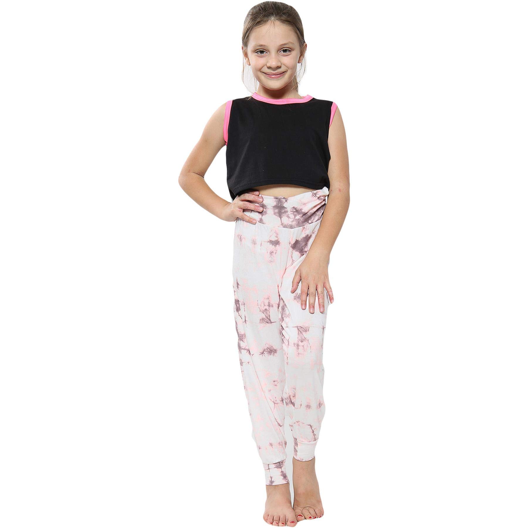 A2Z 4 Kids Girls Ali Baba Style Tie Dye Trendy - Tie Dye 250 Ali Baba Stone 11-12