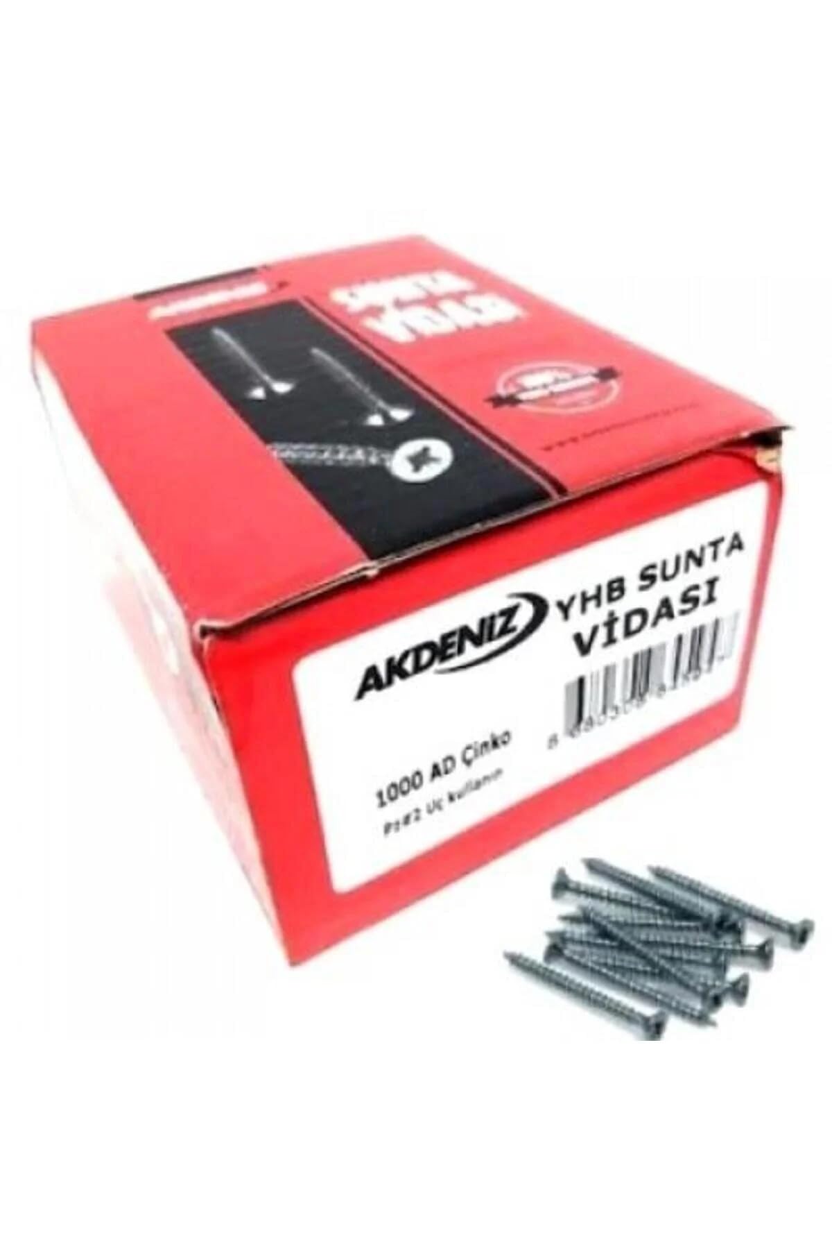 Akdeniz 4x40 Sunta Vidası 500 Lü Paket