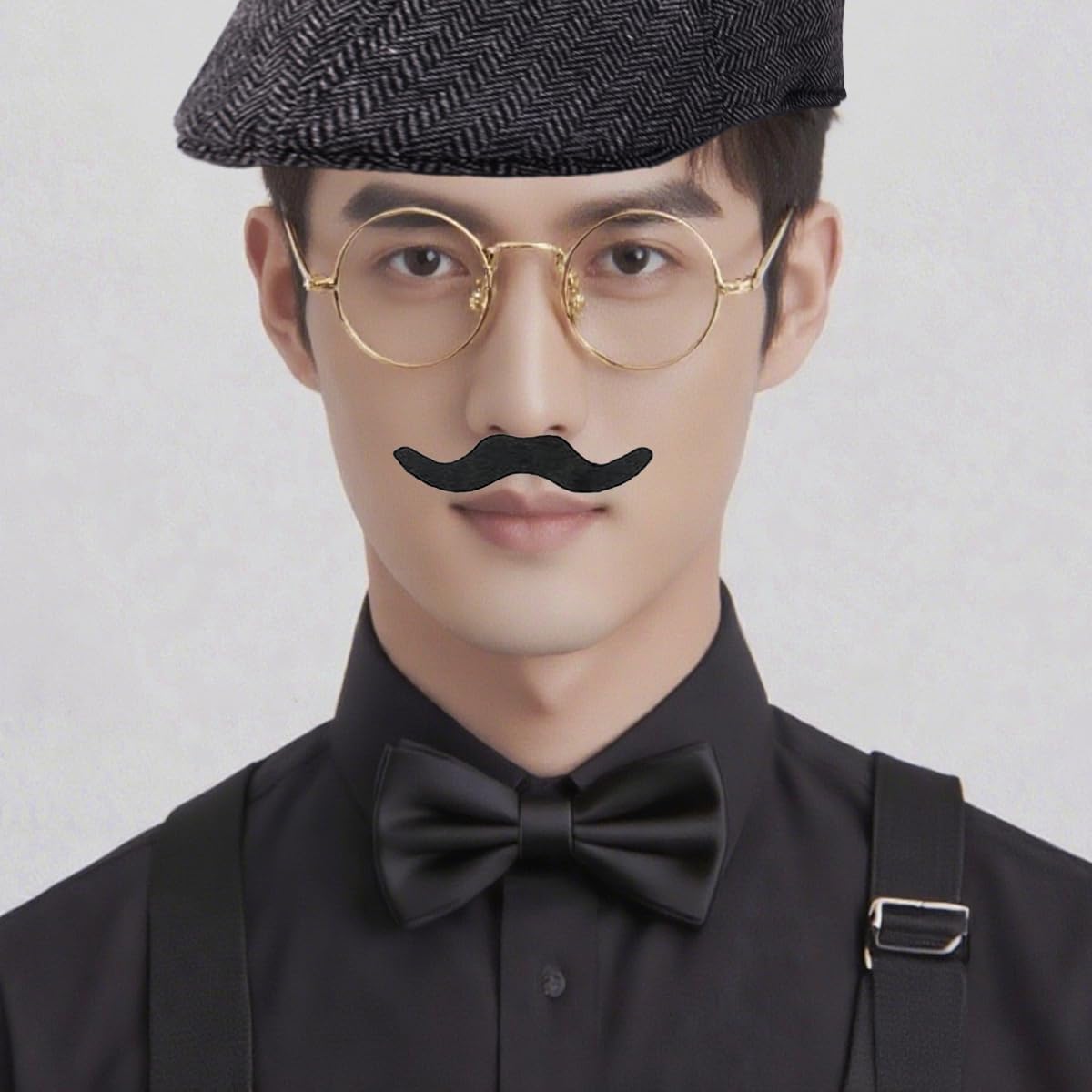 Mikbnfrb 1920s Mens Costume Accessories Outfit Set Gangster Roaring 20s Costumes for Gatsby Party - Image 3