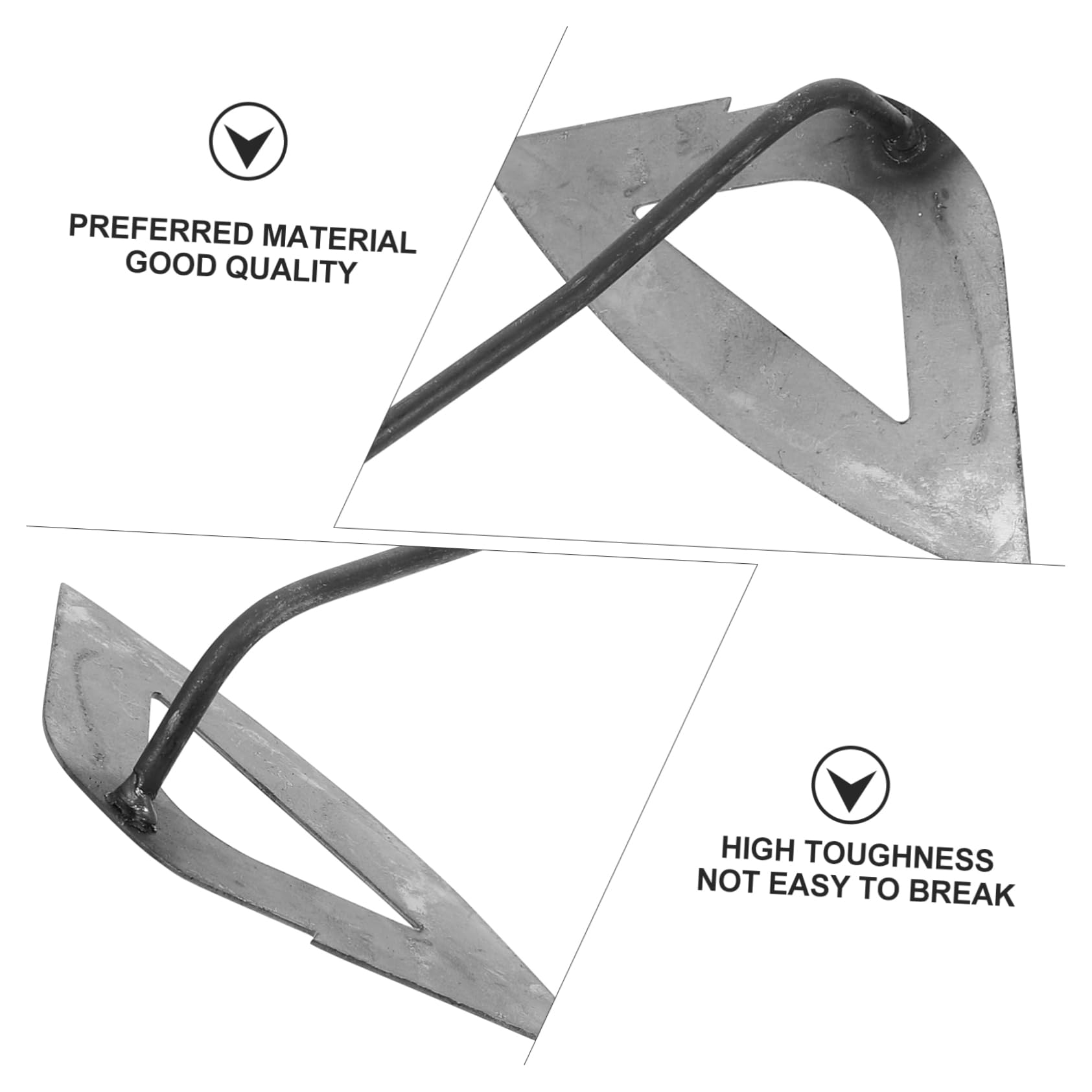 Wakauto 1pc Hand Hoe Agriculture Hand Shovel Garden Tools for Gardening Lightweight Ergonomic Handle