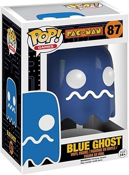 Funko POP Games: Pac-Man - Blue Ghost Action Figure