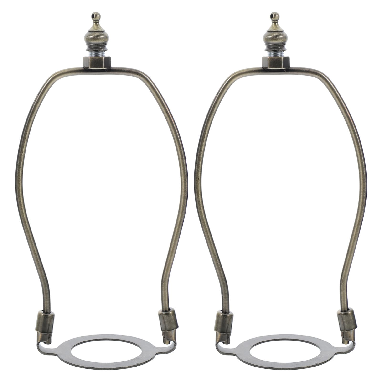 PRETYZOOM 2pcs Lamp Harp Holder Lamp Shade Bracket Repair Support Fixture Installation Hardware Accessory