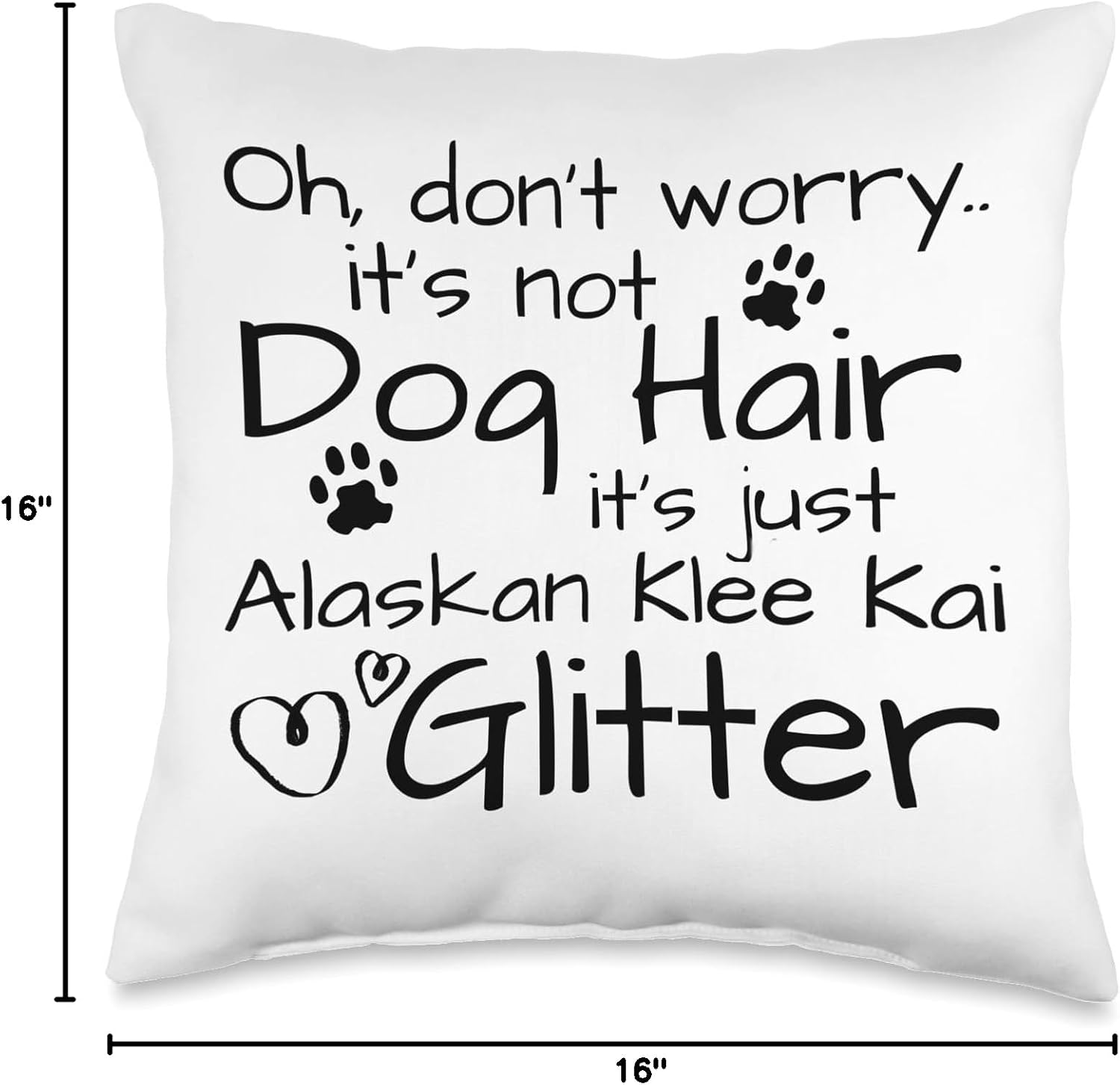 Alaskan Klee Kai Mom Gift Alaskan Klee Kai Lover Dog Mom Throw Pillow