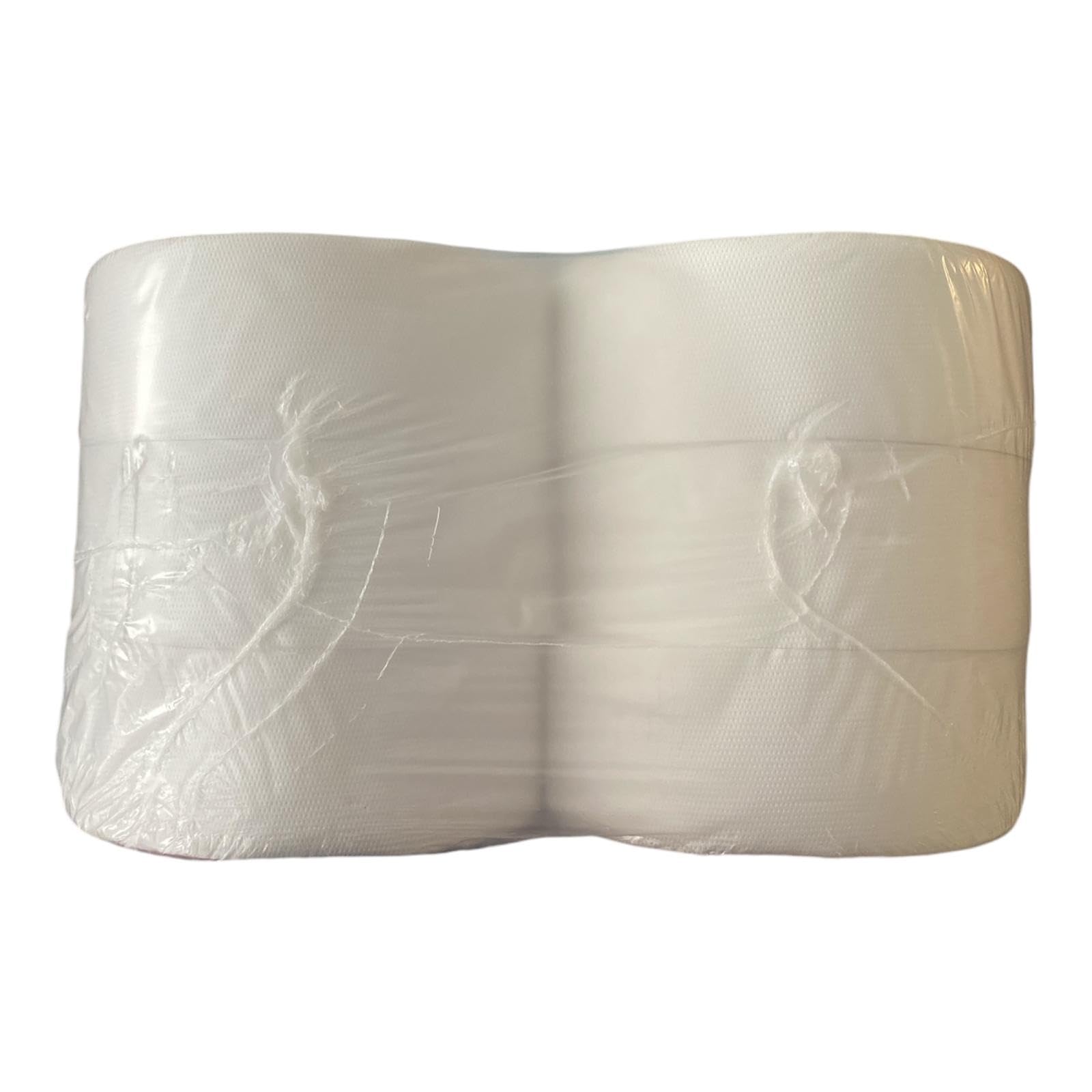 Jumbo Toilettenpapier 2-lagig 6000 Blätter, Klopapier - 6 Rollen Großpackung, WC-Papier für Spender, Weiß