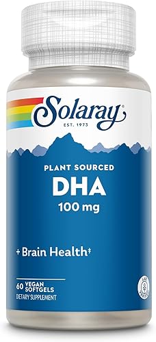 SOLARAY DHA Neuromins, cápsula blanda vegana (Btl-Plástico) 100mg 60ct