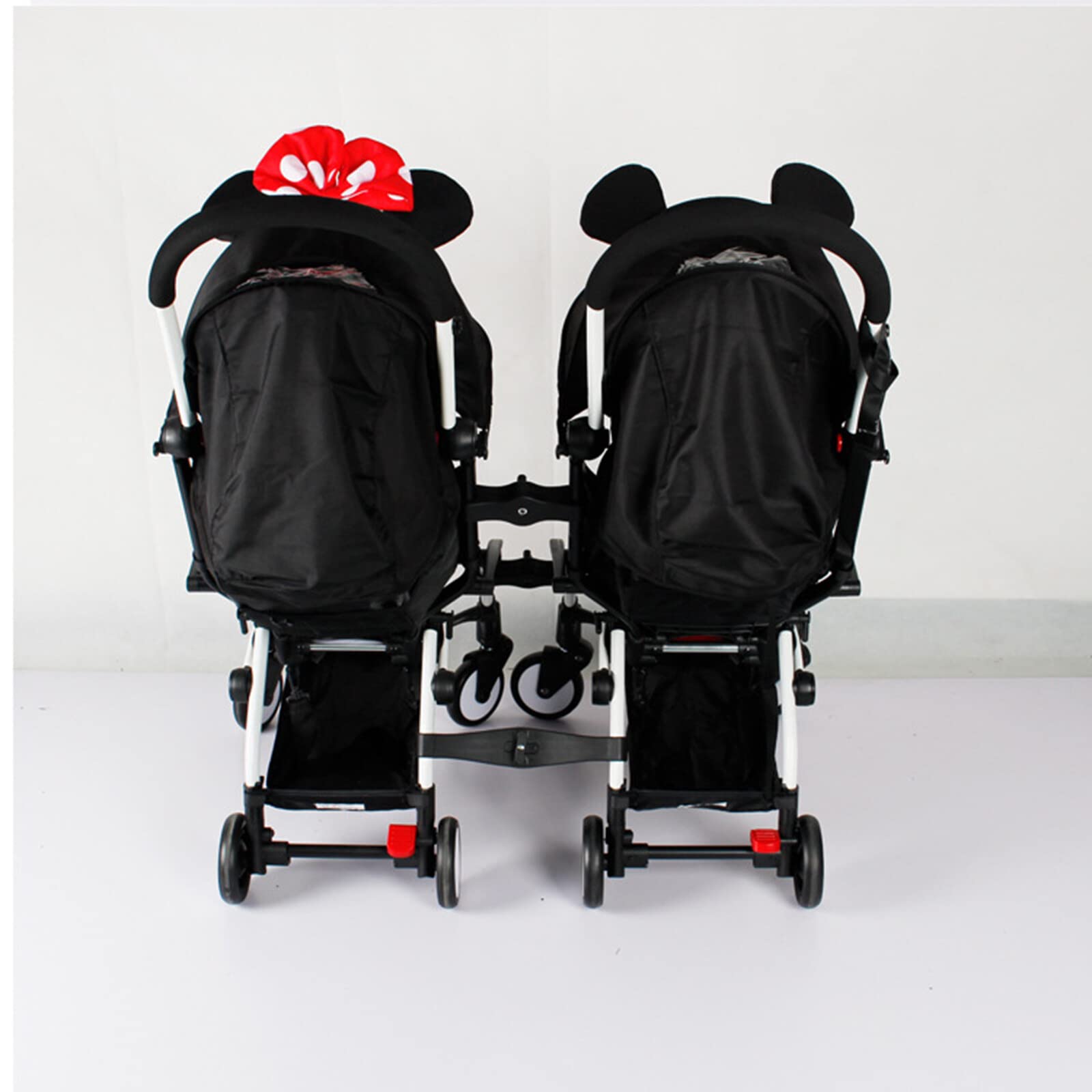 Eurobuy Lot de 3 connecteurs de poussette double pour poussette, adaptateur de connexion pour poussettes YOYO/Yoga/VOVO