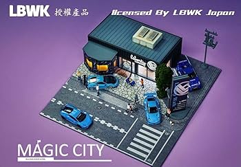 USB電源・黒基調Liberty Walk風・ディスプレーBOX/ネオジオラマ USB電源・黒基調Liberty Walk風・ディスプレーBOX/ネオジオラマ