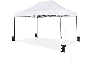 Yaheetech Pop Up Canopy Tent - 15x15 Heavy Duty Commercial Instant Shelter
