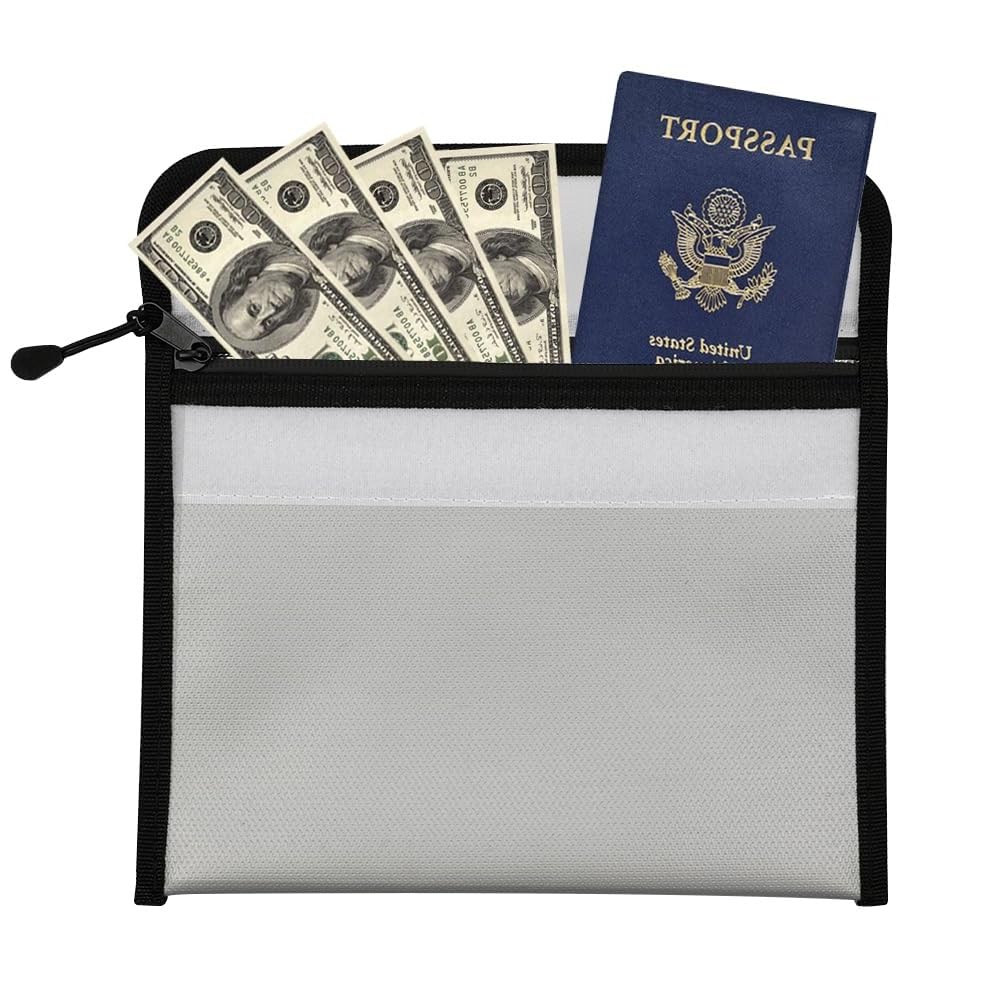 Pochette Anti Feu 2 Pièces Sac Anti Feu,Porte-Documents Ignifuge A4/A5,Sac D Sac Ignifuge