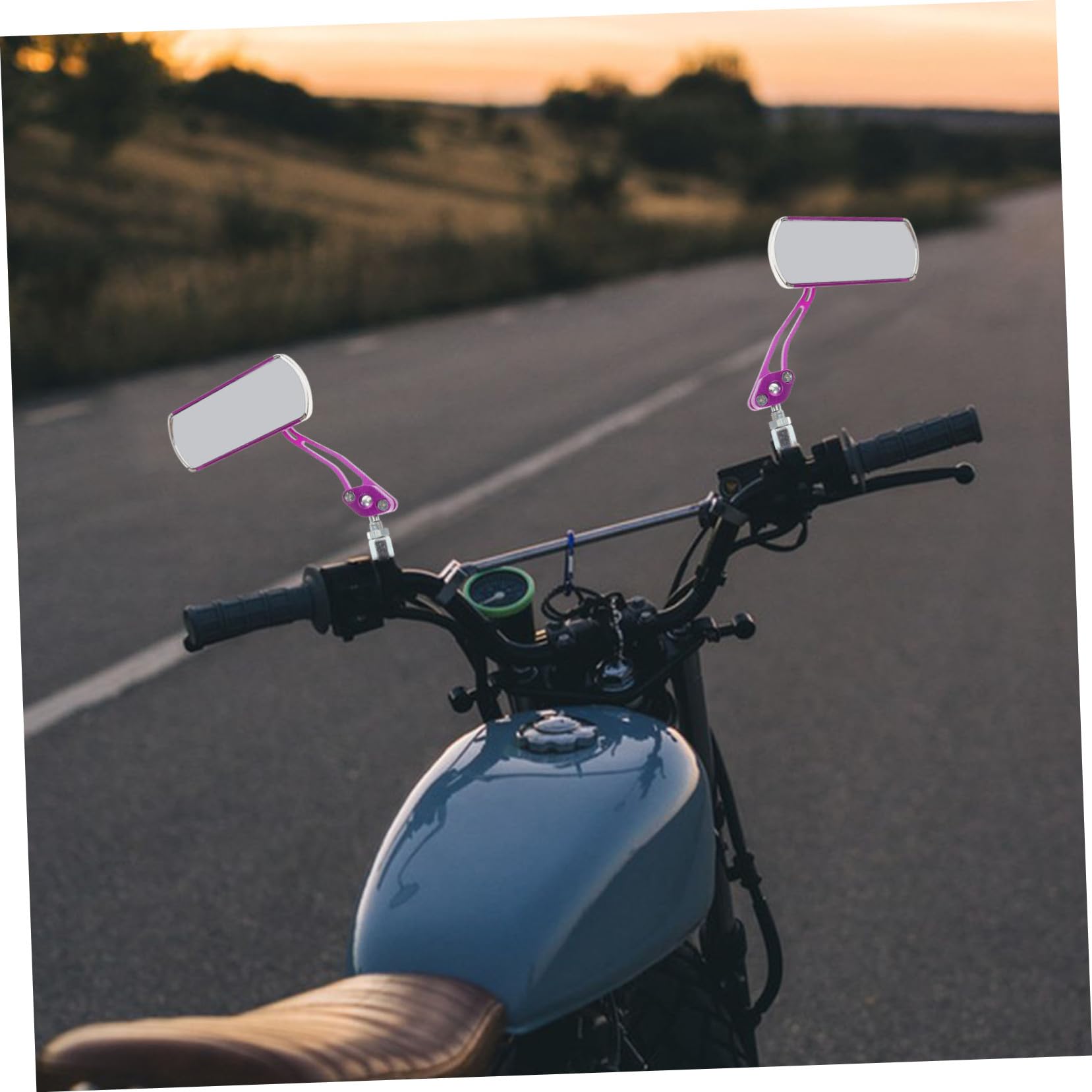 KOMBIUDA Specchietto Retrovisore Per Bici Elettrica Scooter Accessori Visibilità Chiara Design Multifunzionale Resistente Durevole Facile Installazione Regolazione Angolazione