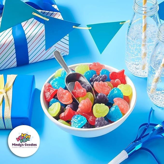 Joly Ranchers Gummies Candy (1lb, Original), Individually Wrapped JollyRanchar Gummies Bulk in Sealed Bags for Friends, Kids, Party Favors