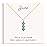 SmileBelle Jade Necklace for Women, Dainty Crystal Necklace With Jade Beads, Green Necklace Crystal Pendant Necklace as Birthday Gifts Ideas for Girls, Jewelry as Women Gifts as Thanksgiving Day Gifts