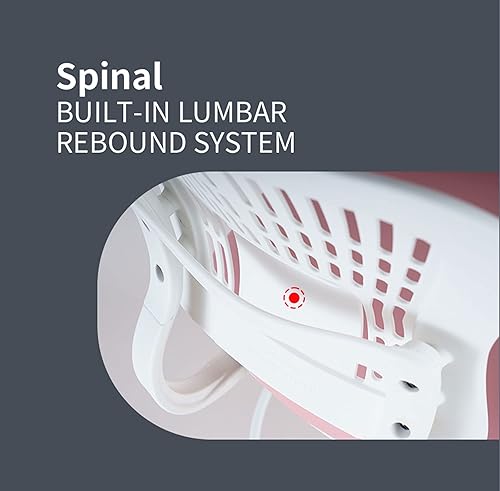 Miniatura 6 de Silla de oficina en casa, silla de escritorio ergonómica con soporte lumbar ajustable, altura ajustable (17.3-21.0 pulgadas, silla de trabajo con 5