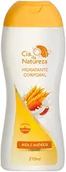 Cia. da natureza, Hidratante Corporal, Nutrição intensa para pele seca a extrasseca, Aroma Avêia e Amêndoas, 210ml