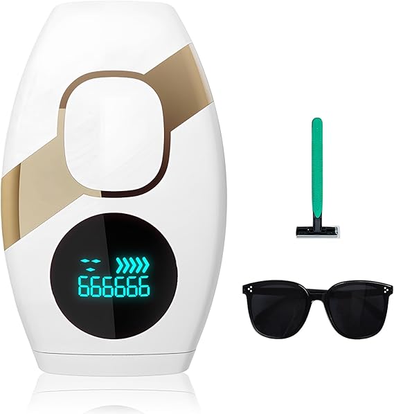 Epilatore Laser a Luce Pulsata,Peli Donne IPL Laser Hair Removal per Depilazione Donna, IPL Laser Epilazione 5 Livelli di Energia, 999,900 Lampi per Braccio, Gamba, Corpo, Bikini