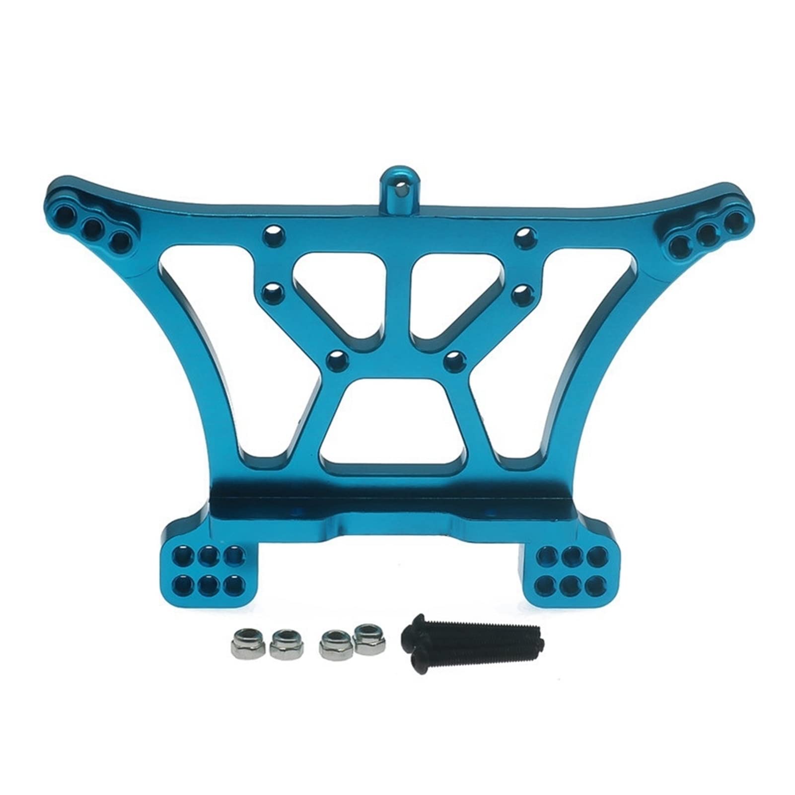 Metalowy przedni amortyzator tylny, do Traxxas, Slash RC Car 1/10 2WD Zdalny amortyzator samochodowy(Blue)