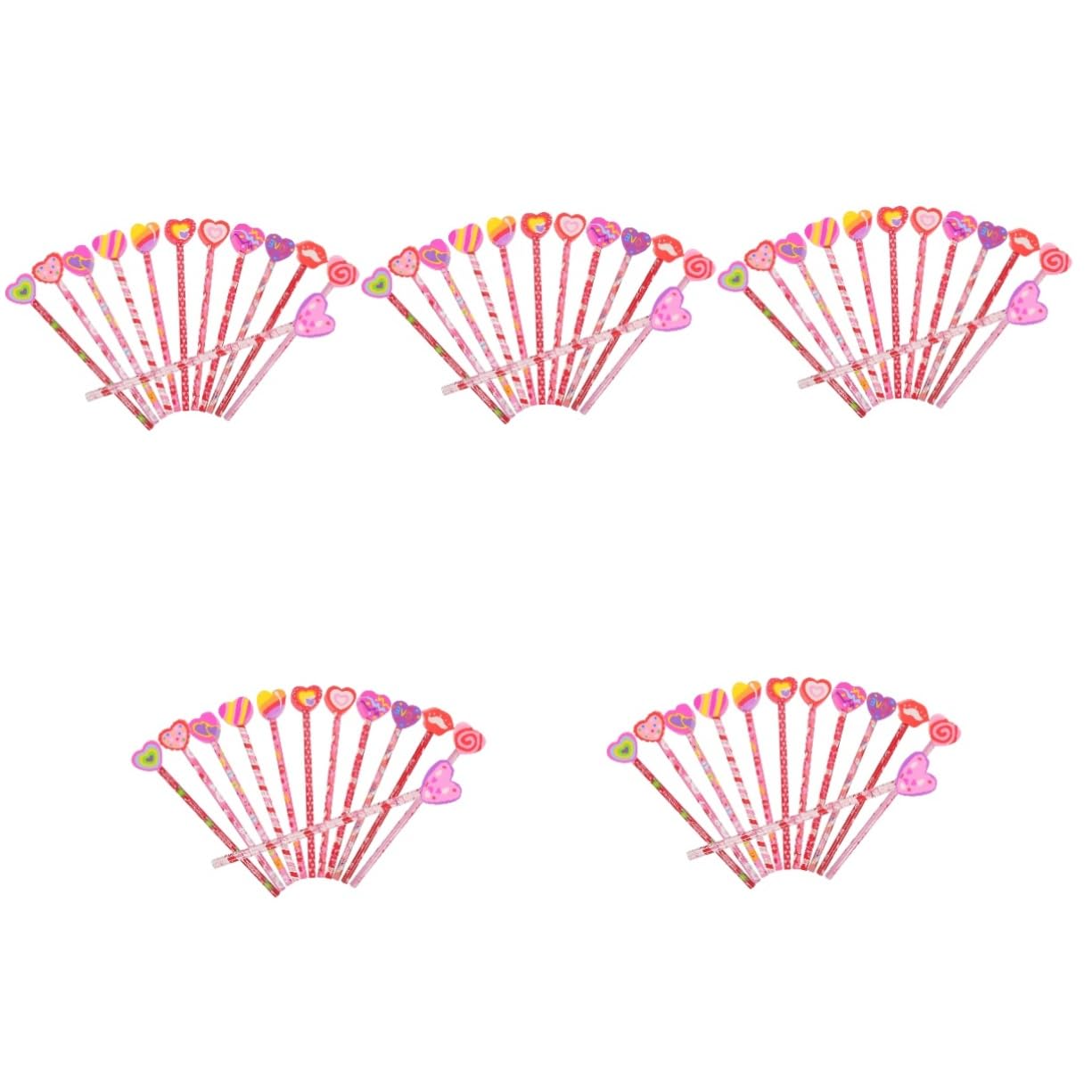 Housoutil 60 Pièces Crayons Hb Bois pour Garçon Fille Lot Motifs Adorables pour École et Dessin Kit Compact Pratique pour Garçons et Filles